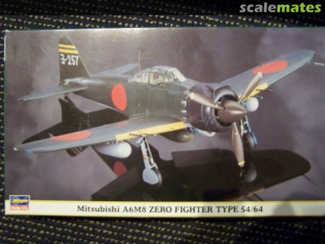 Boxart Mitsubishi A6M8 Zero Fighter Type 54/64 51947 Hasegawa Boxart Mitsubishi A6M8 Zero Fighter Type 54/64 51947 Hasegawa