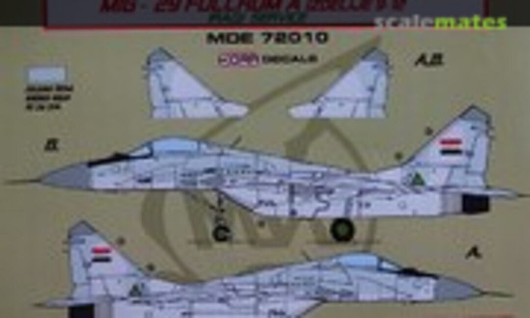 1:72 MIG-29 Fulcrum A Izdelije 9-12 (Kora Models MDE 72010) MDE 72010