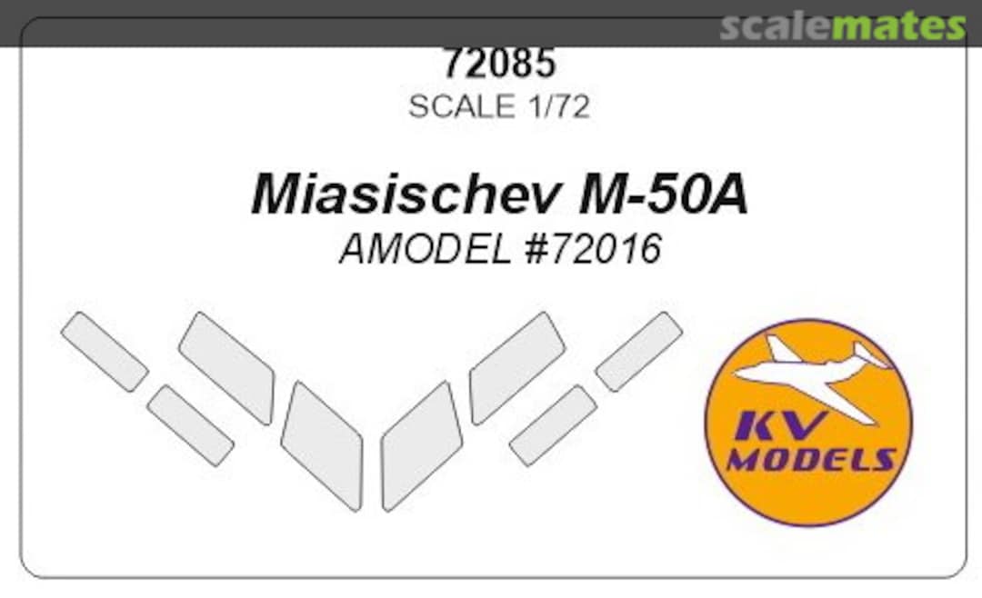 Boxart Painting Masks for Canopy Cockpit Model M-50A 72085 KV Models