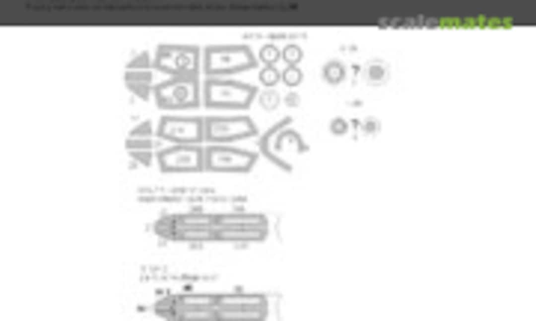 1:72 TA-4J/F, OA-4M Skyhawk EXPERT kabuki masks (New Ware nwam0635) nwam0635