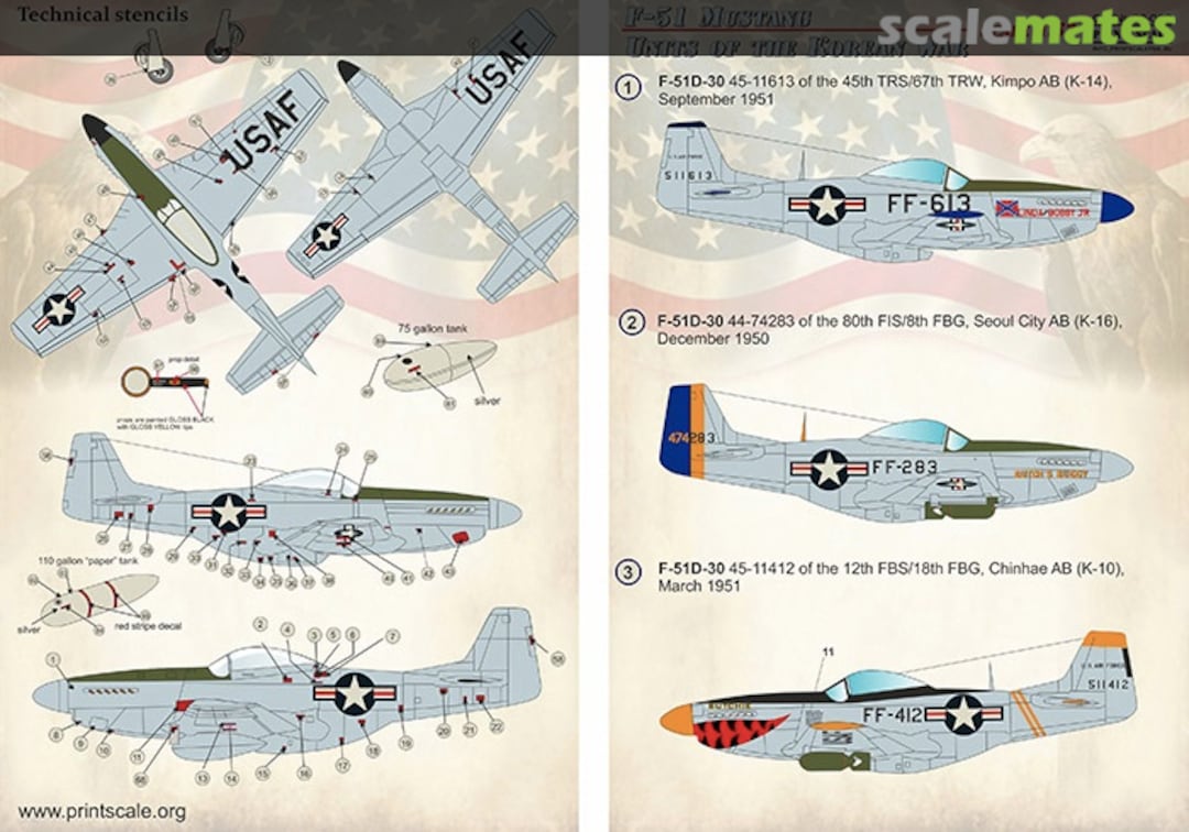 Boxart F-51 Mustang Units of the Korean War 32-029 Print Scale Boxart F-51 Mustang Units of the Korean War 32-029 Print Scale