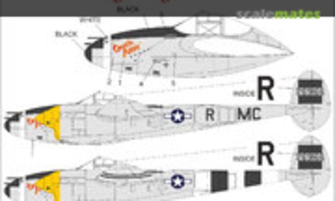 1:72 P-38J-10-LO Lightning “Gentle Annie” (UpRise Decal UR7247) UR7247