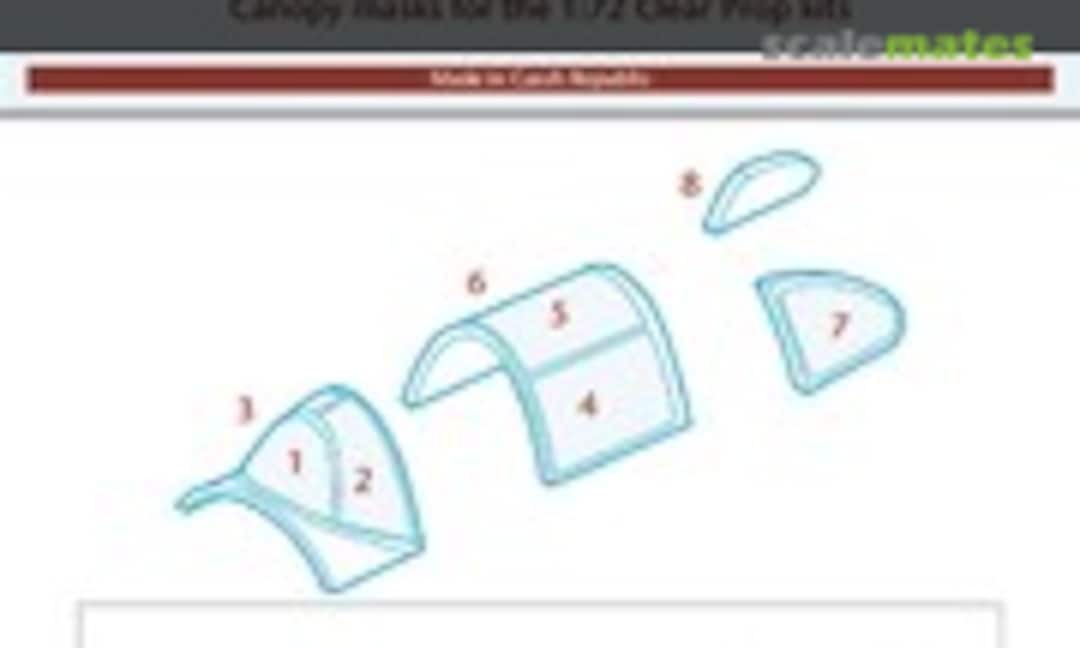 1:72 Canopy Mask: Lavochkin La-5 (Peewit M72234) M72234