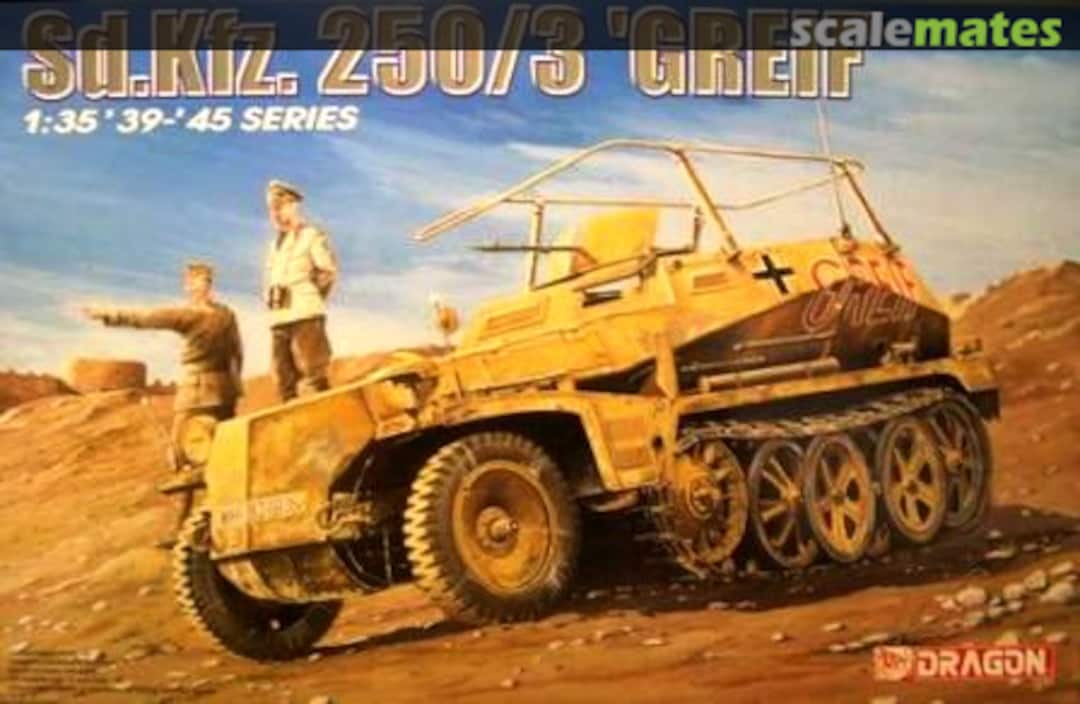 Boxart Sd.Kfz. 250/3 Ausf. A "Greif" 6125 Dragon Boxart Sd.Kfz. 250/3 Ausf. A "Greif" 6125 Dragon