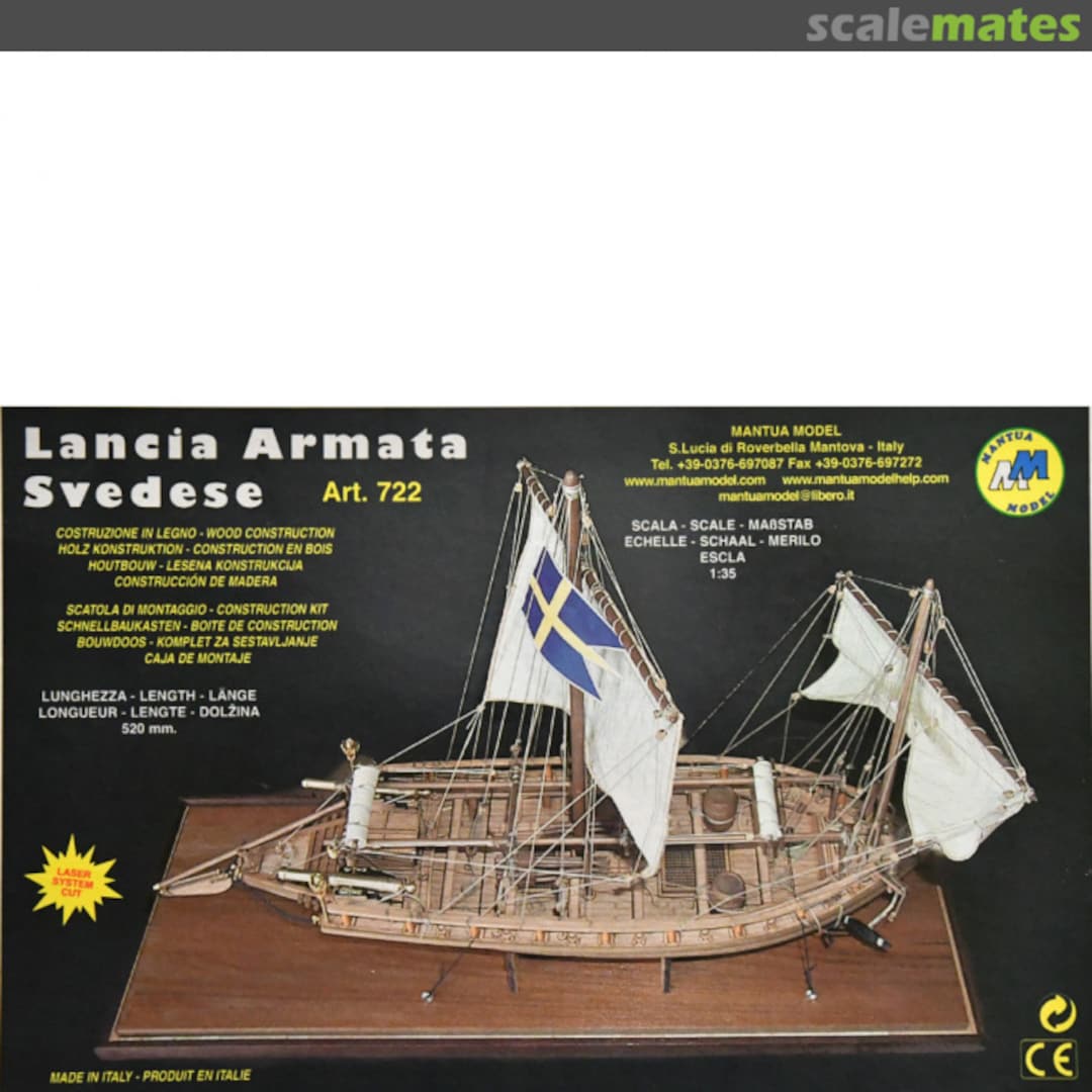 Boxart Lancia Armata Svedese 722 Mantua Model Boxart Lancia Armata Svedese 722 Mantua Model