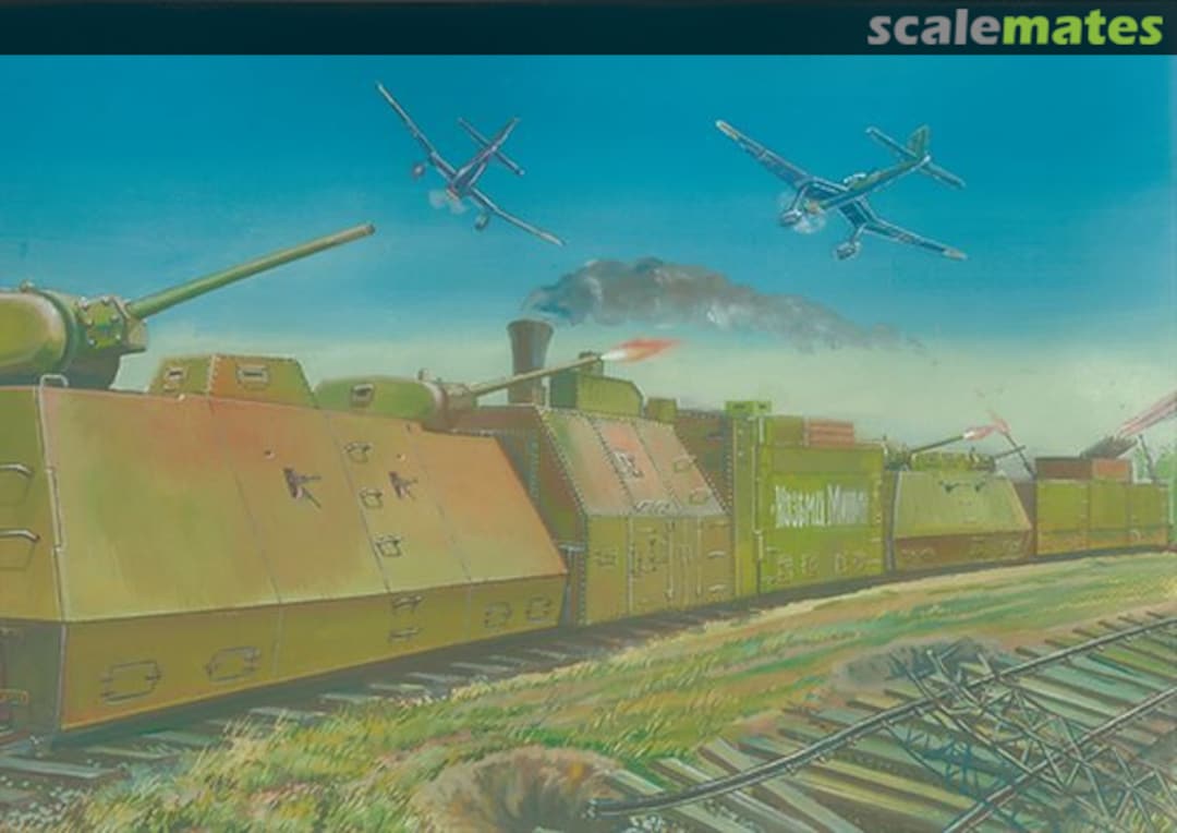 Boxart Armored Train "Kozma Minin" 695 UM Military Technics Boxart Armored Train "Kozma Minin" 695 UM Military Technics