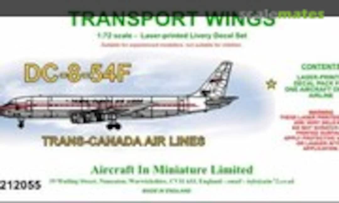 1:72 Douglas DC-8-54F decal set 'Trans-Canada Air Lines. (Aircraft In Miniature Ltd TWL7212055) TWL7212055