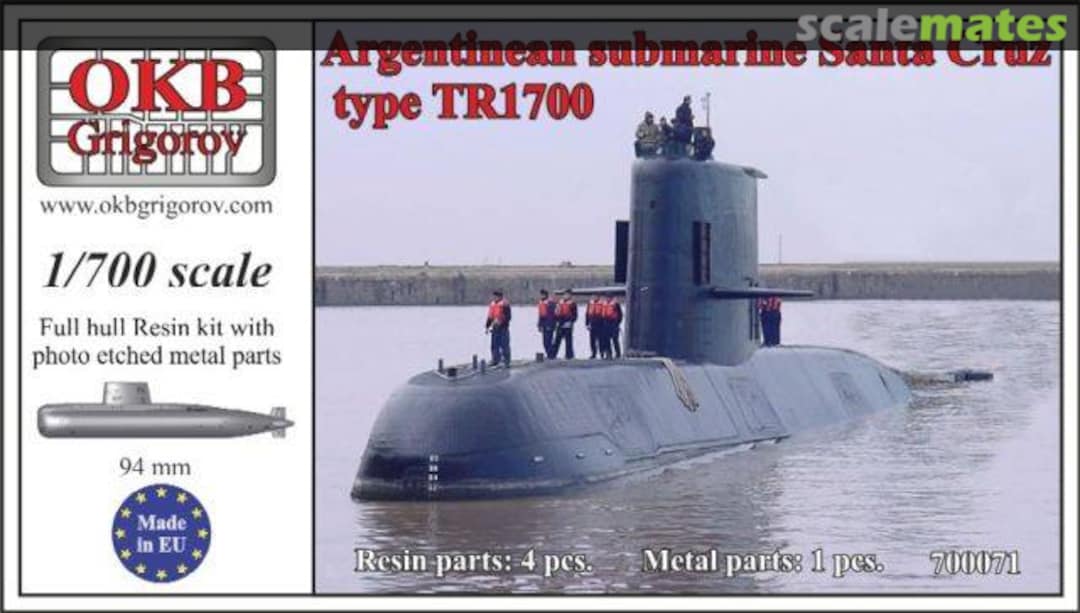 Boxart Type TR1700 submarine 700071 OKB Grigorov Boxart Type TR1700 submarine 700071 OKB Grigorov