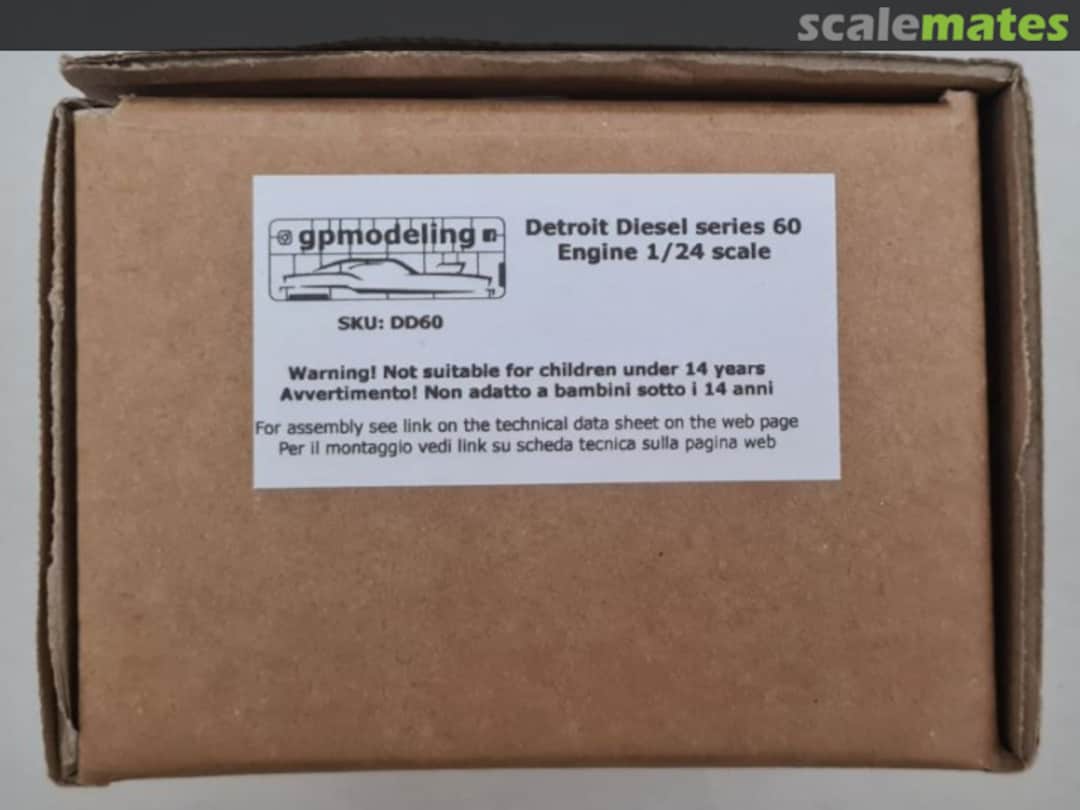 Boxart Detroit Diesel Series 60 Engine DD60 GPmodeling Boxart Detroit Diesel Series 60 Engine DD60 GPmodeling