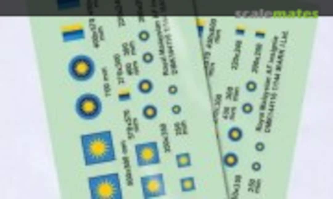 1:144 Royal Malaysian AF Insignia, 2 sets (Mark I Models DMK144116)