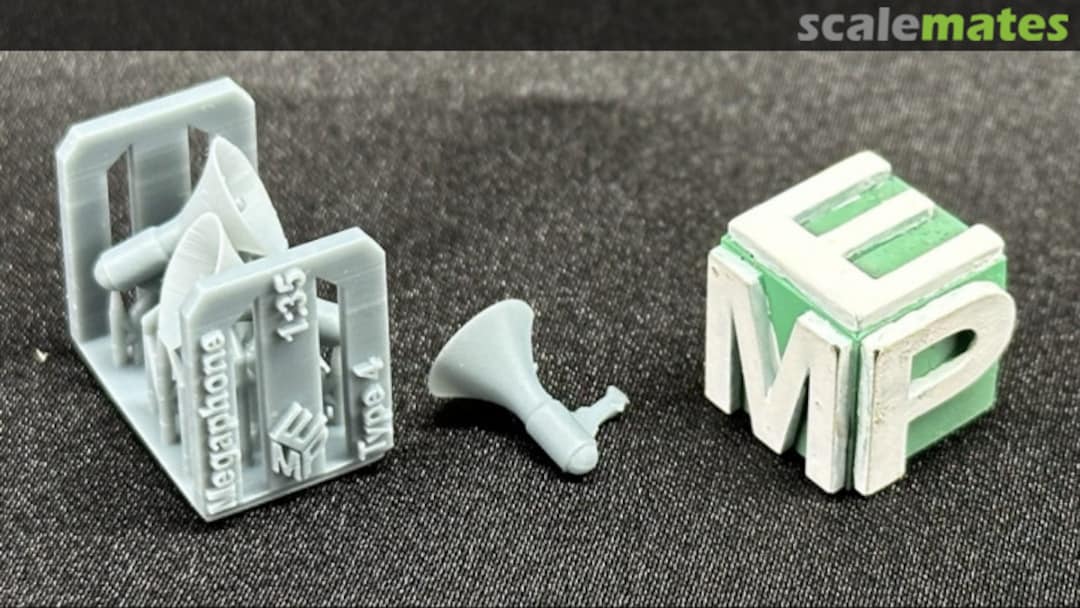 Boxart Megaphone - type 4 - 2 pieces 35080119 EMP3d Boxart Megaphone - type 4 - 2 pieces 35080119 EMP3d