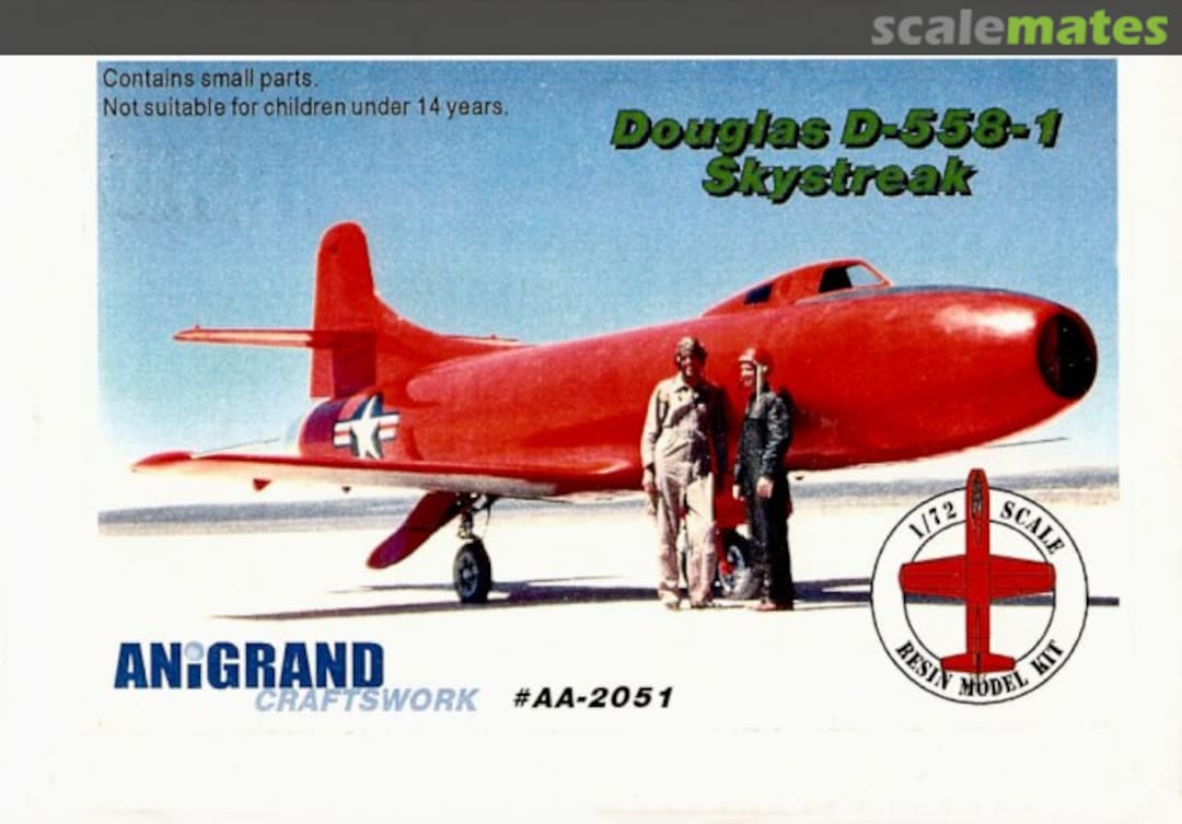 Boxart Douglas D-558-1 Skystreak AA-2051 Anigrand Craftswork Boxart Douglas D-558-1 Skystreak AA-2051 Anigrand Craftswork