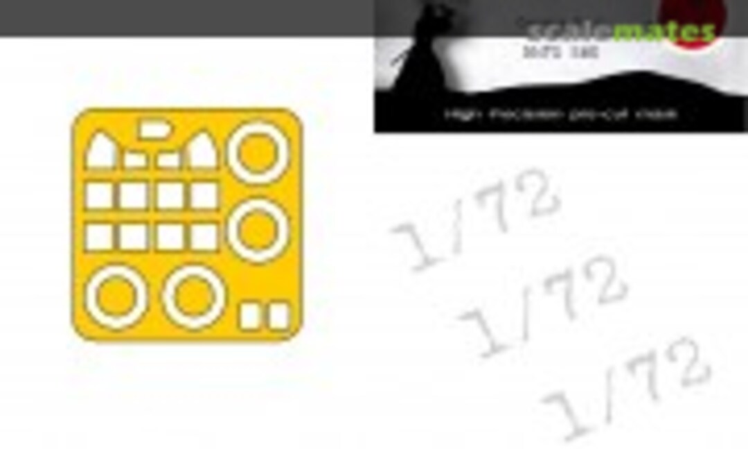 1:72 Grumman F4F-3/F-4 and FM-2 Wildcat - Canopy Mask (DEAD Design Models NM72260) NM72260