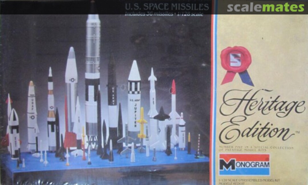Boxart U.S. Space Missiles 6055 Monogram Boxart U.S. Space Missiles 6055 Monogram