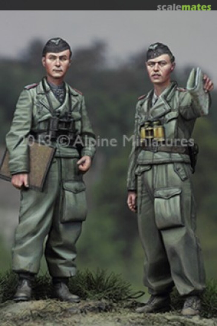 Boxart Otto Carius & NCO Set (2 Figures) 35150 Alpine Miniatures