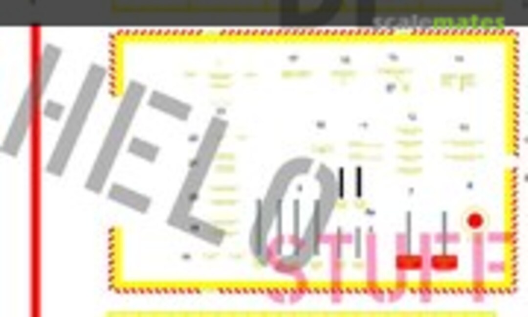 1:48 Stencils for German UH-1D (DF HeloStuff DF21248) DF21248