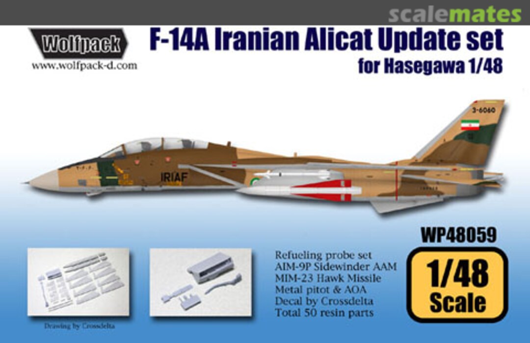 Boxart F-14A Iranian Alicat Update Set WP48059 Wolfpack Boxart F-14A Iranian Alicat Update Set WP48059 Wolfpack