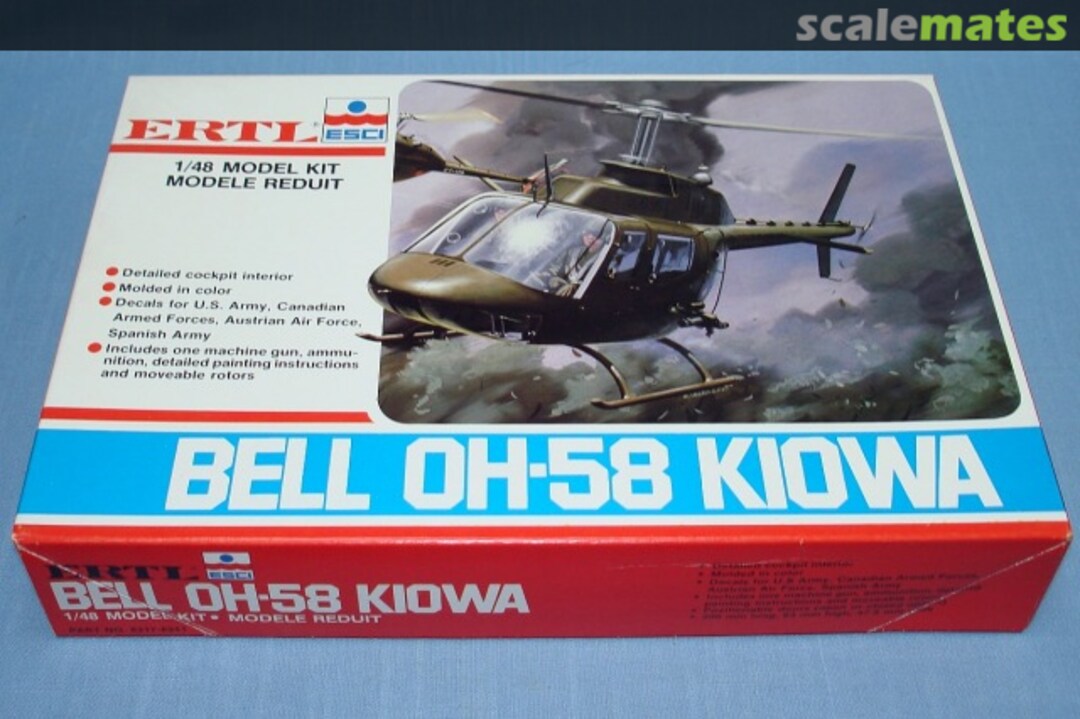 Boxart Bell OH-58 Kiowa 8217 ERTL Boxart Bell OH-58 Kiowa 8217 ERTL
