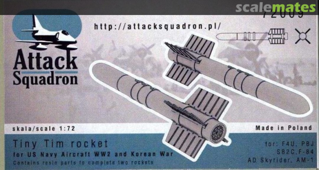 Boxart Tiny Tim Rocket 72009 Attack Squadron Boxart Tiny Tim Rocket 72009 Attack Squadron