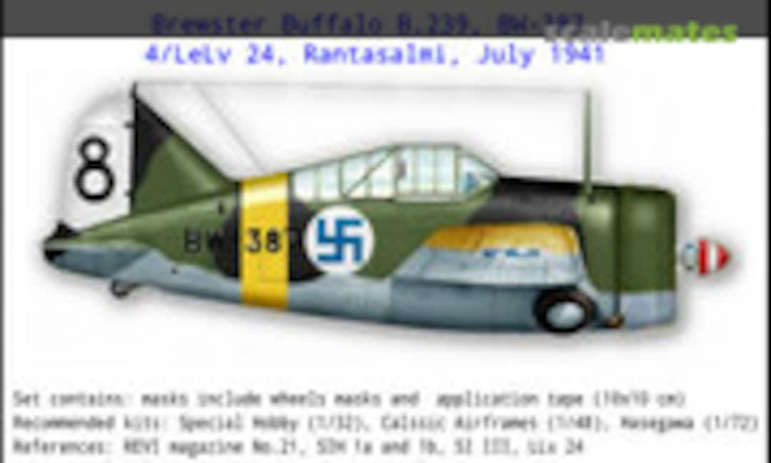 1:32 Brewster Buffalo B.239, BW-387, 1941 (AIRDESIGN.SK MAR32011) MAR32011
