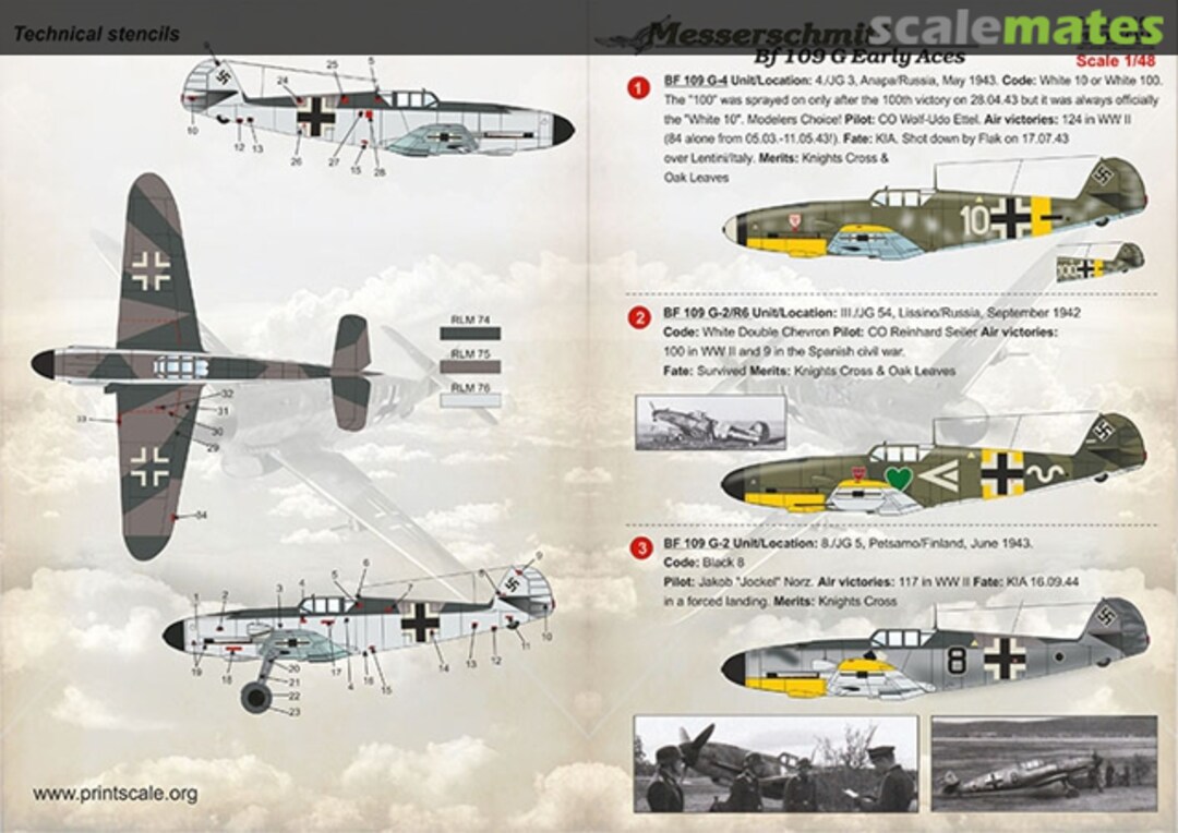 Boxart Messerschmitt Bf 109G 48-162 Print Scale Boxart Messerschmitt Bf 109G 48-162 Print Scale