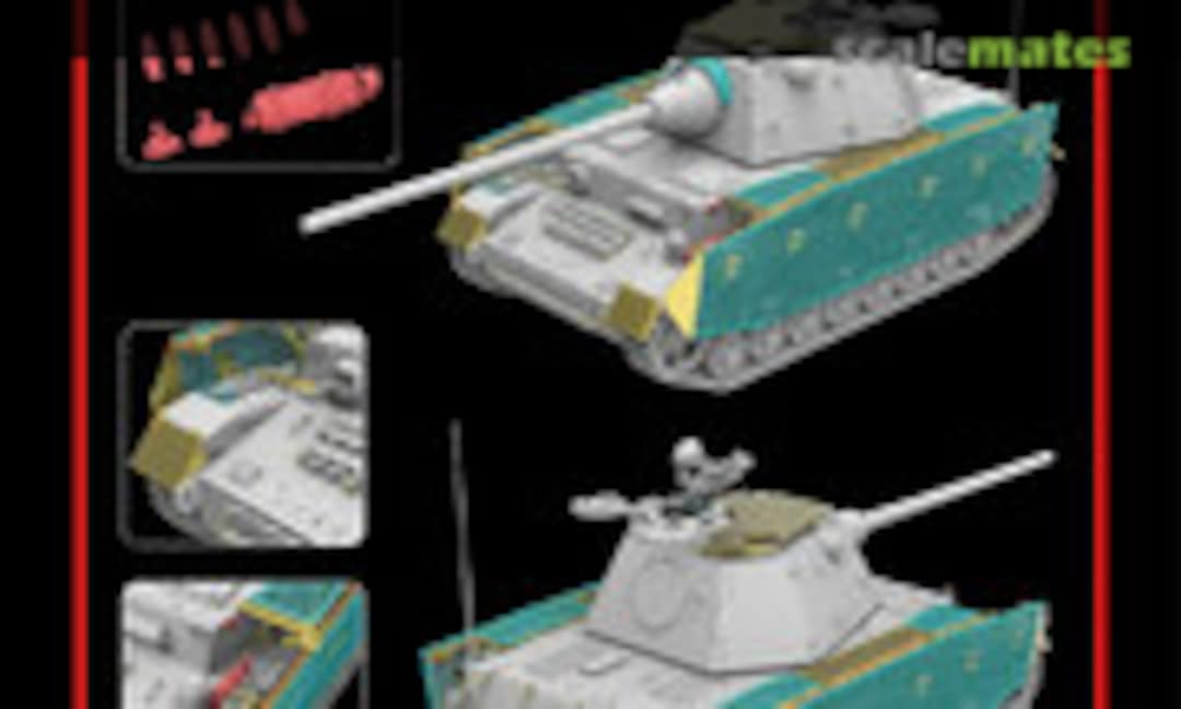 1:35 Pz.Kpfw.IV J mit Panther F Turret upgrade set (Rye Field Model RM-2011) RM-2011