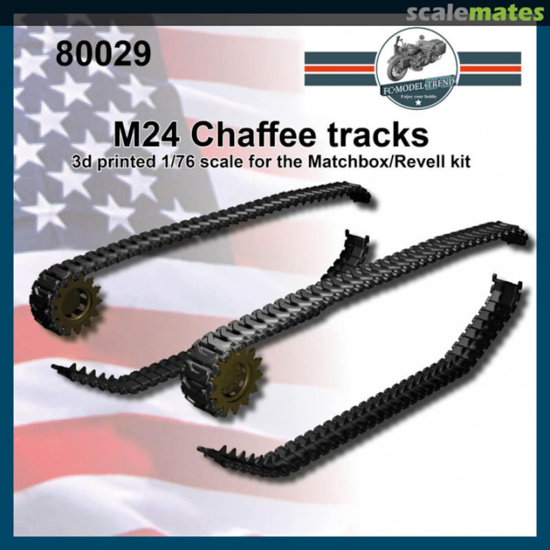 Boxart M24 Chaffee - Tracks (3D Printed / fot Matchbox and Revell Kits) 80029 FC Model Trend Boxart M24 Chaffee - Tracks (3D Printed / fot Matchbox and Revell Kits) 80029 FC Model Trend