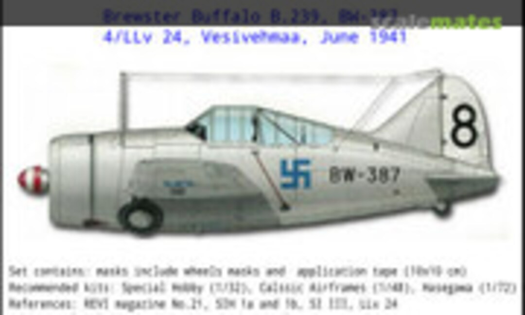 1:32 Brewster Buffalo B.239, BW-387, 1941 early (AIRDESIGN.SK MAR32010) MAR32010