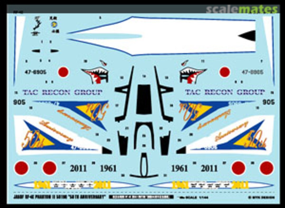 Boxart JASDF RF-4E Phantom II 501SQ `50th Anniversary' A-350 MYK Design Boxart JASDF RF-4E Phantom II 501SQ `50th Anniversary' A-350 MYK Design