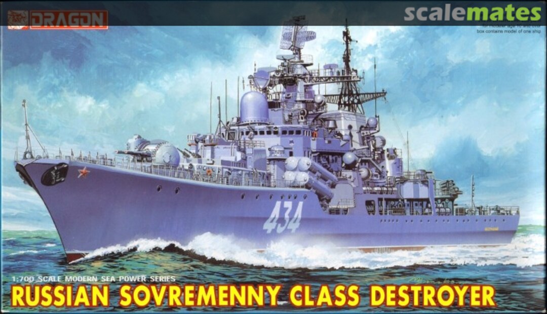 Boxart Russian Sovremenny Class Destroyer 7048 Dragon