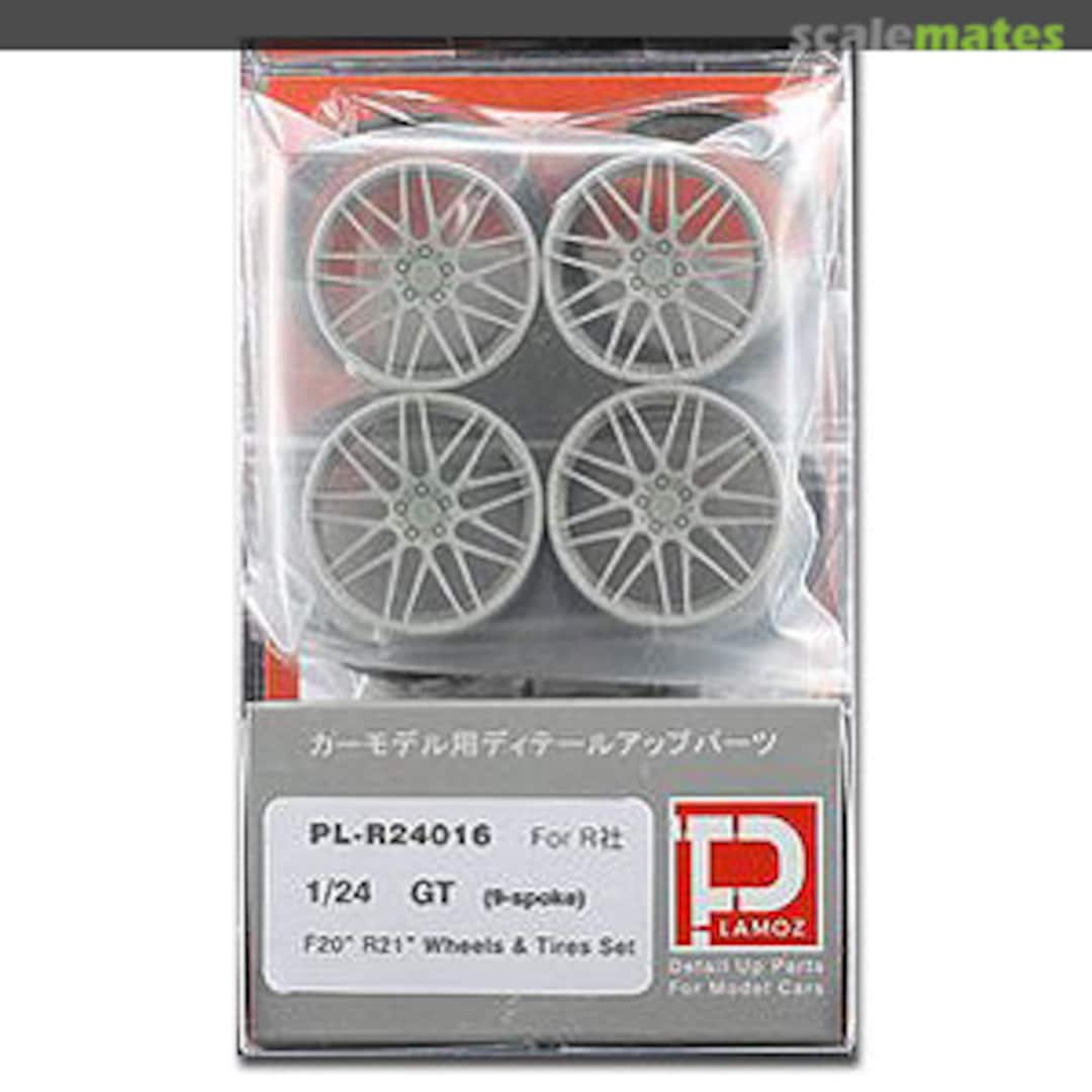 Boxart AMG GT 9-Spoke Wheels & Tires Set PL-R24016 Plamoz