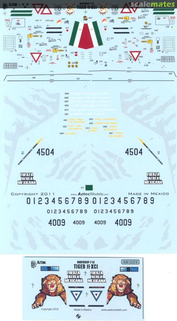 Boxart Northrop F-5E Tiger II XCI 48 039 Aztec Models Boxart Northrop F-5E Tiger II XCI 48 039 Aztec Models