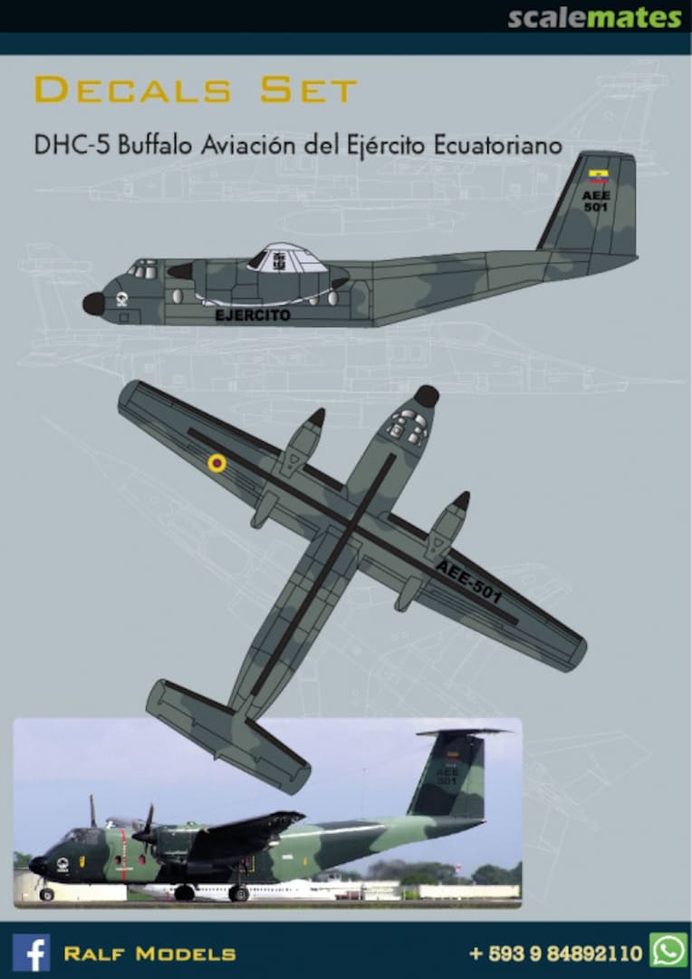 Boxart De Havilland Canada DHC-5 Buffalo RM 009-72 Ralf Models Boxart De Havilland Canada DHC-5 Buffalo RM 009-72 Ralf Models