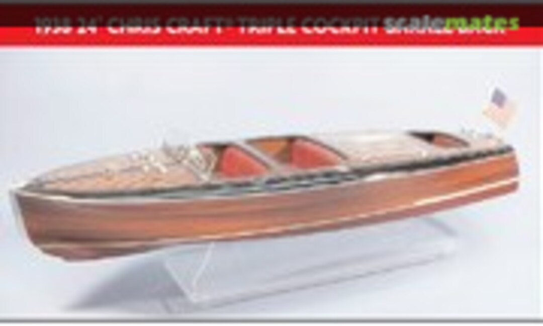 1:8 1938 24' Chris-Craft Triple Cockpit Barrel Back (Dumas 1241) 1241