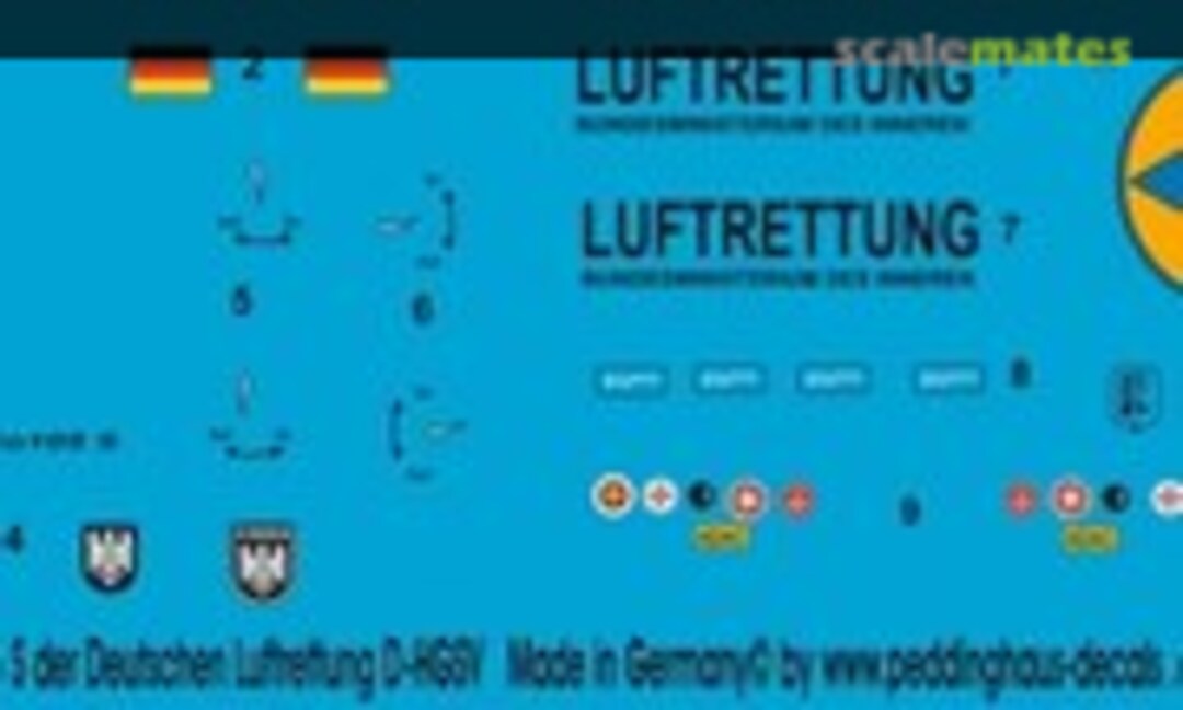 1:72 Bo 105 S (Peddinghaus-Decals EP 1745) EP 1745