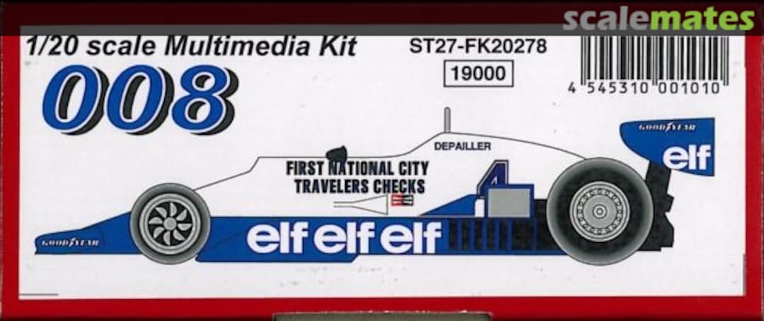 Boxart Tyrrell 008 ST27-FK20278 Studio27 Boxart Tyrrell 008 ST27-FK20278 Studio27