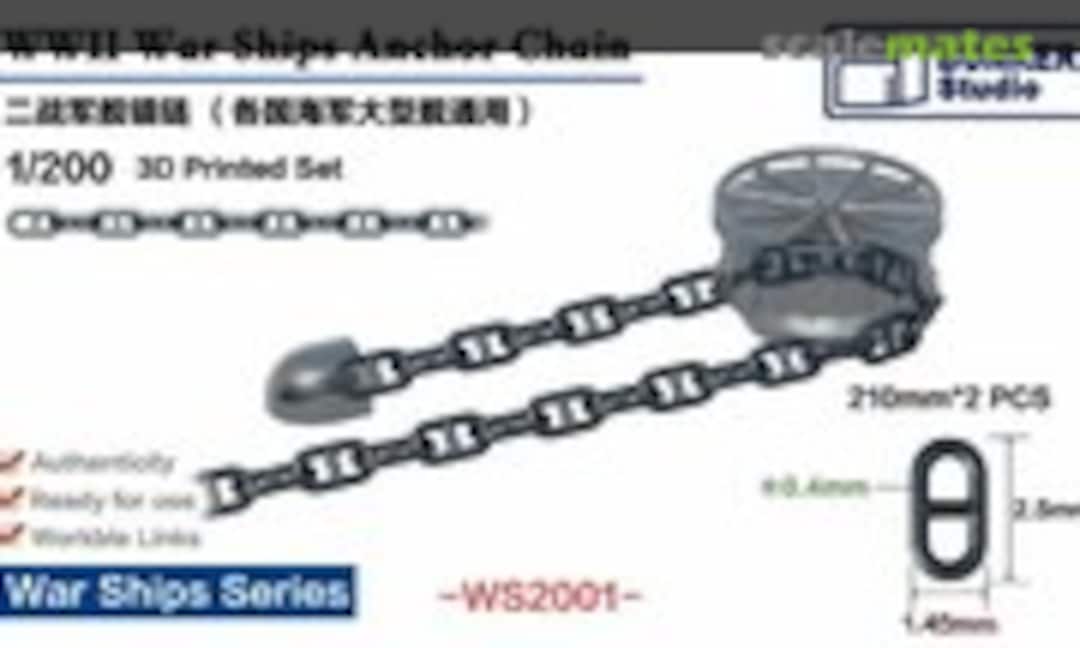 1:200 Warships Anchor Chain (Bunker Studio WS2001) WS2001