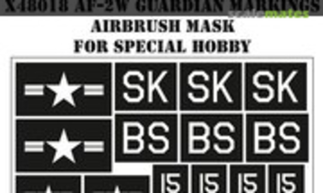 1:48 AF-2W Guardian Markings Airbrush Mask (MH Models X48018) X48018
