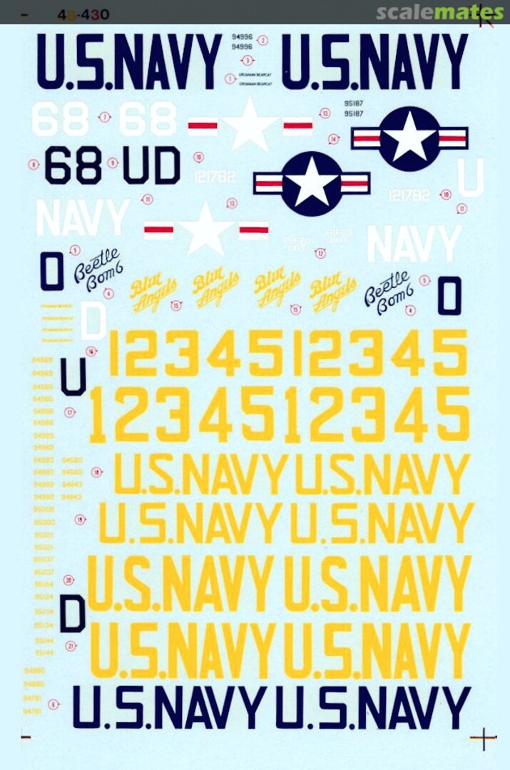 Boxart F8F Bearcats 48-430 Microscale