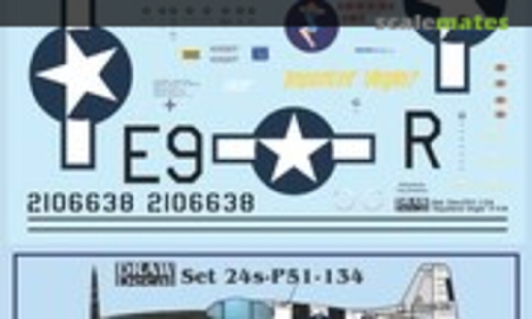 1:24 “Impatient Virgin” P-51B (Draw Decal 24-P51-134) 24-P51-134