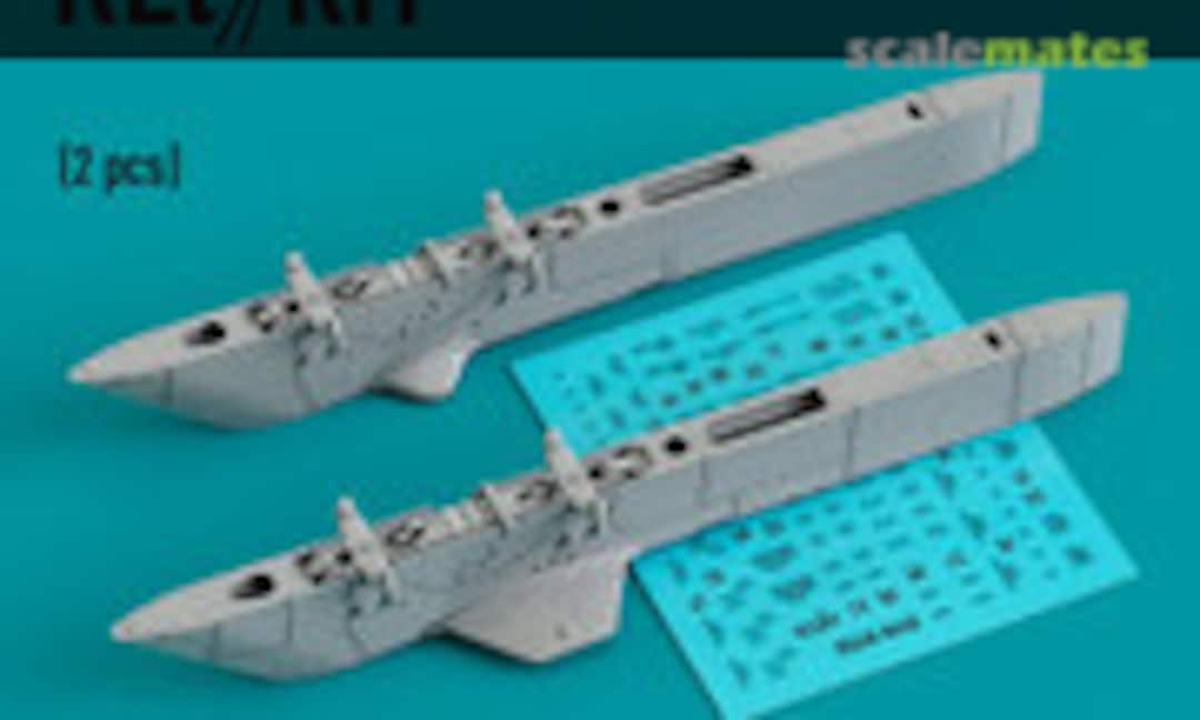 1:48 USAF Outboard pylons for F-4 "Phantom II" (C,D,E,G) (2 pcs) (3D Printed) (ResKit RS48-0448)