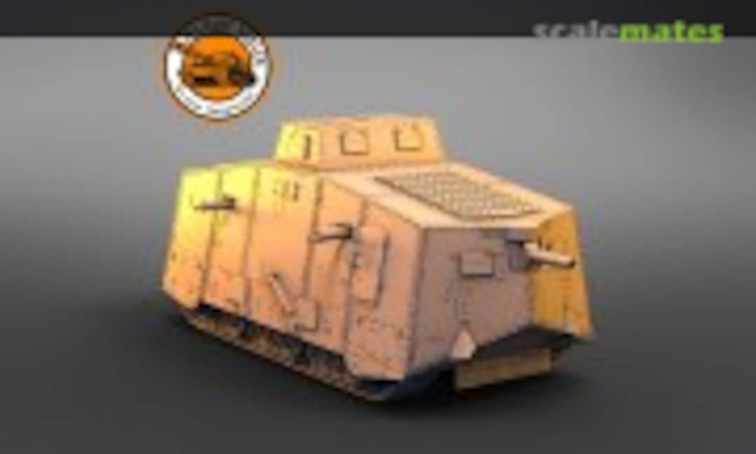 1:72 A7V Sturmpanzerwagen (Military Scales PMI0004B) PMI0004B