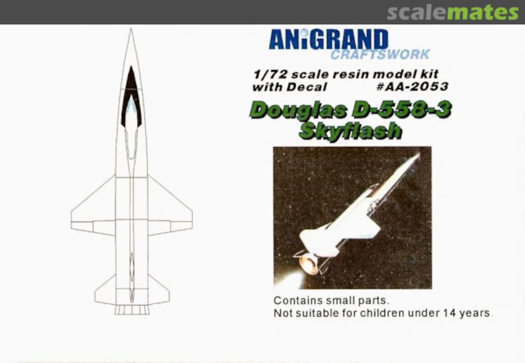 Boxart Douglas D558-3 Skyflash AA-2053 Anigrand Craftswork