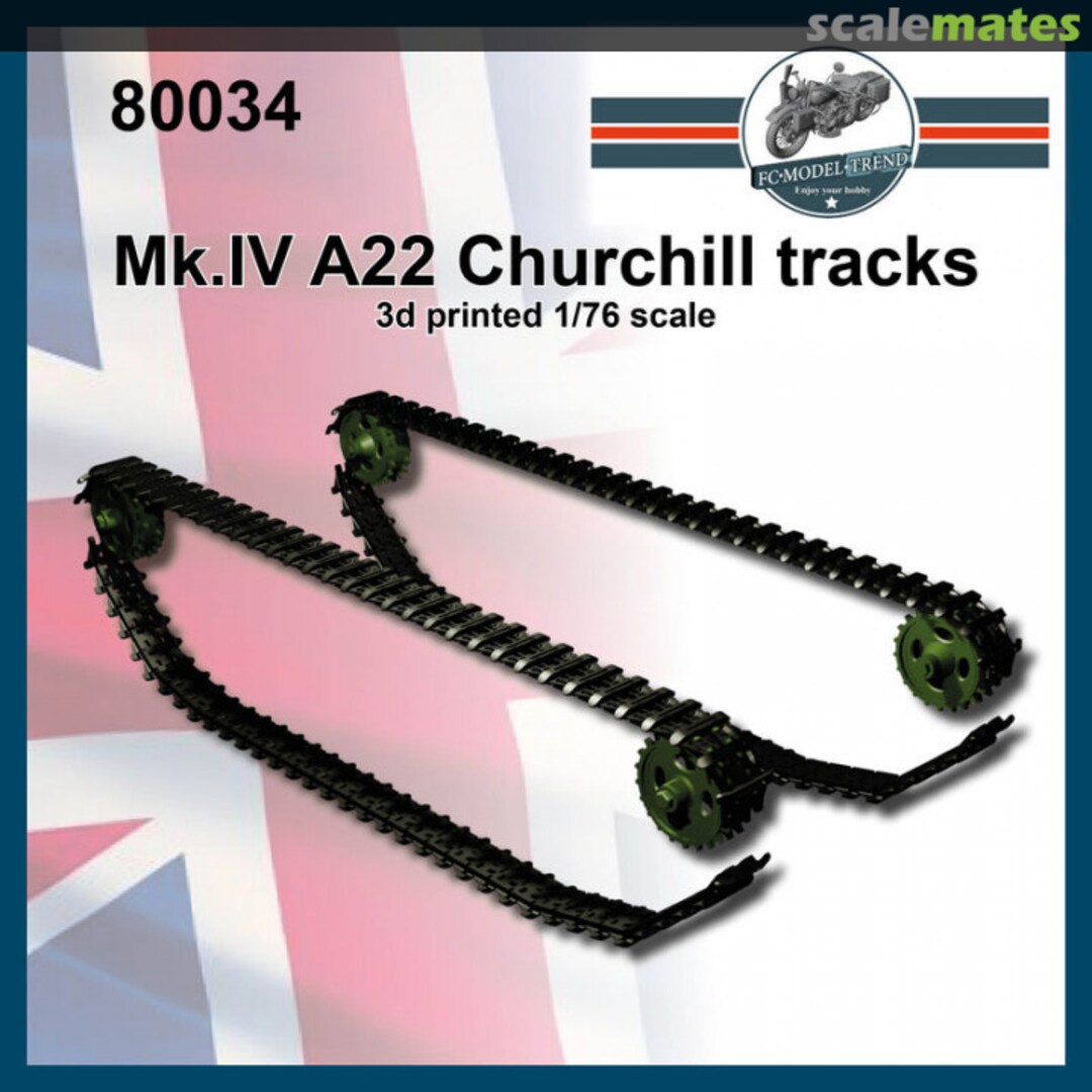 Boxart British A22 Churchill Mk.IV - Tracks (3D Printed) 80034 FC Model Trend Boxart British A22 Churchill Mk.IV - Tracks (3D Printed) 80034 FC Model Trend