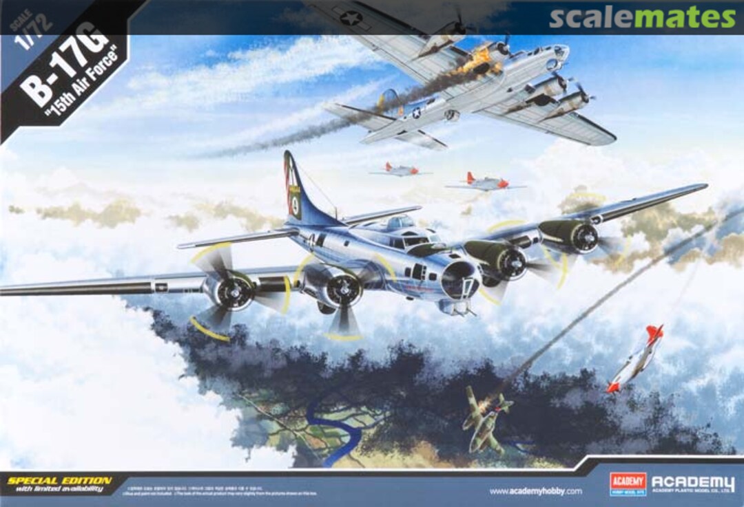Boxart B-17G "15th Air Force" 12436 Academy Boxart B-17G "15th Air Force" 12436 Academy