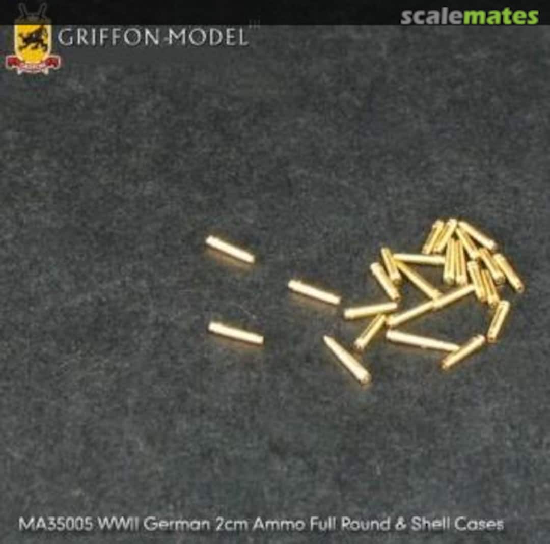 Boxart 2cm Ammo Full round & Shell cases MA35005 Griffon Model Boxart 2cm Ammo Full round & Shell cases MA35005 Griffon Model