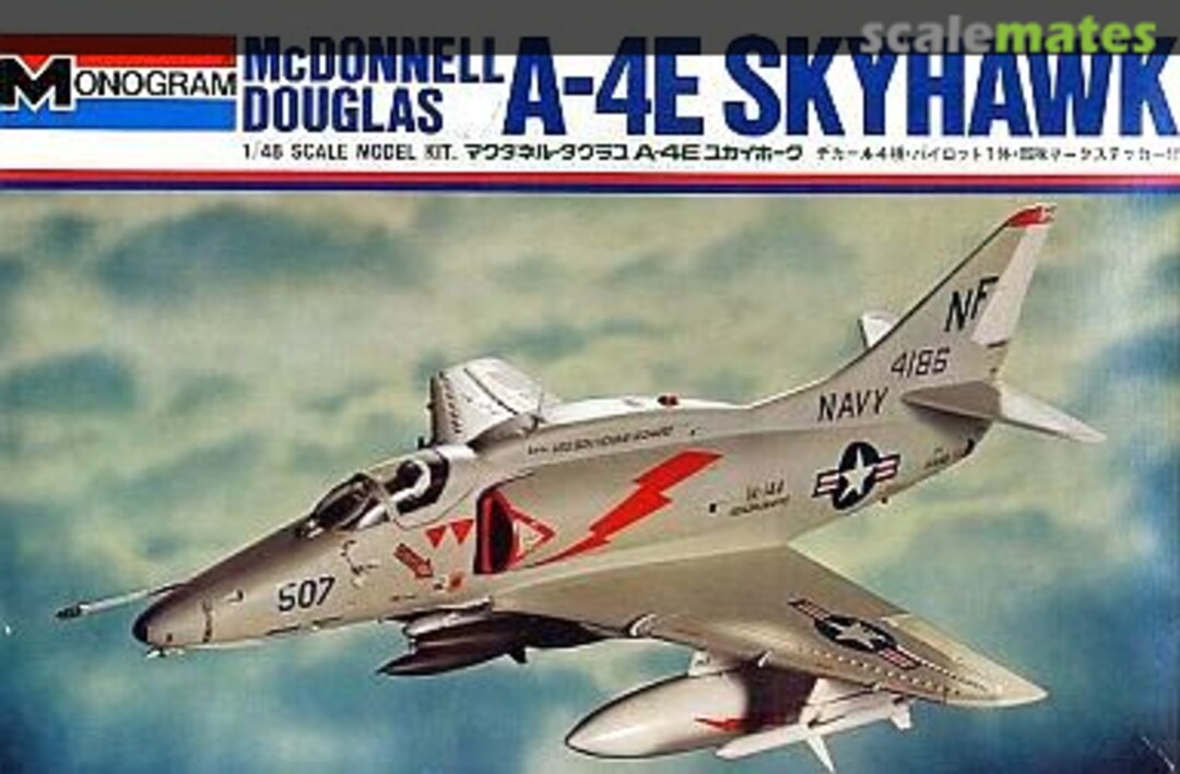 Boxart McDonnell Douglas A-4E Skyhawk 37001 Bandai/Monogram Boxart McDonnell Douglas A-4E Skyhawk 37001 Bandai/Monogram