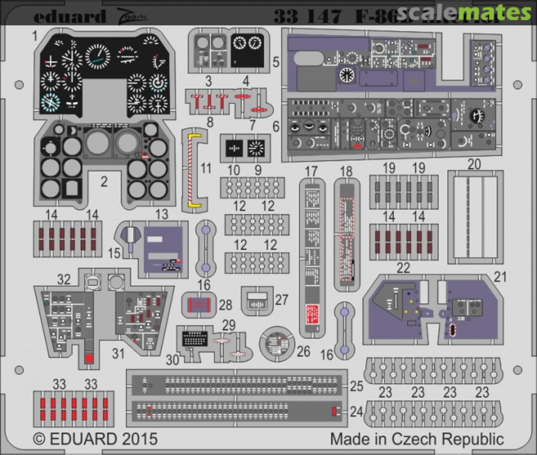 Boxart F-86D interior S.A. KittyHawk KH32007 33147 Eduard Boxart F-86D interior S.A. KittyHawk KH32007 33147 Eduard
