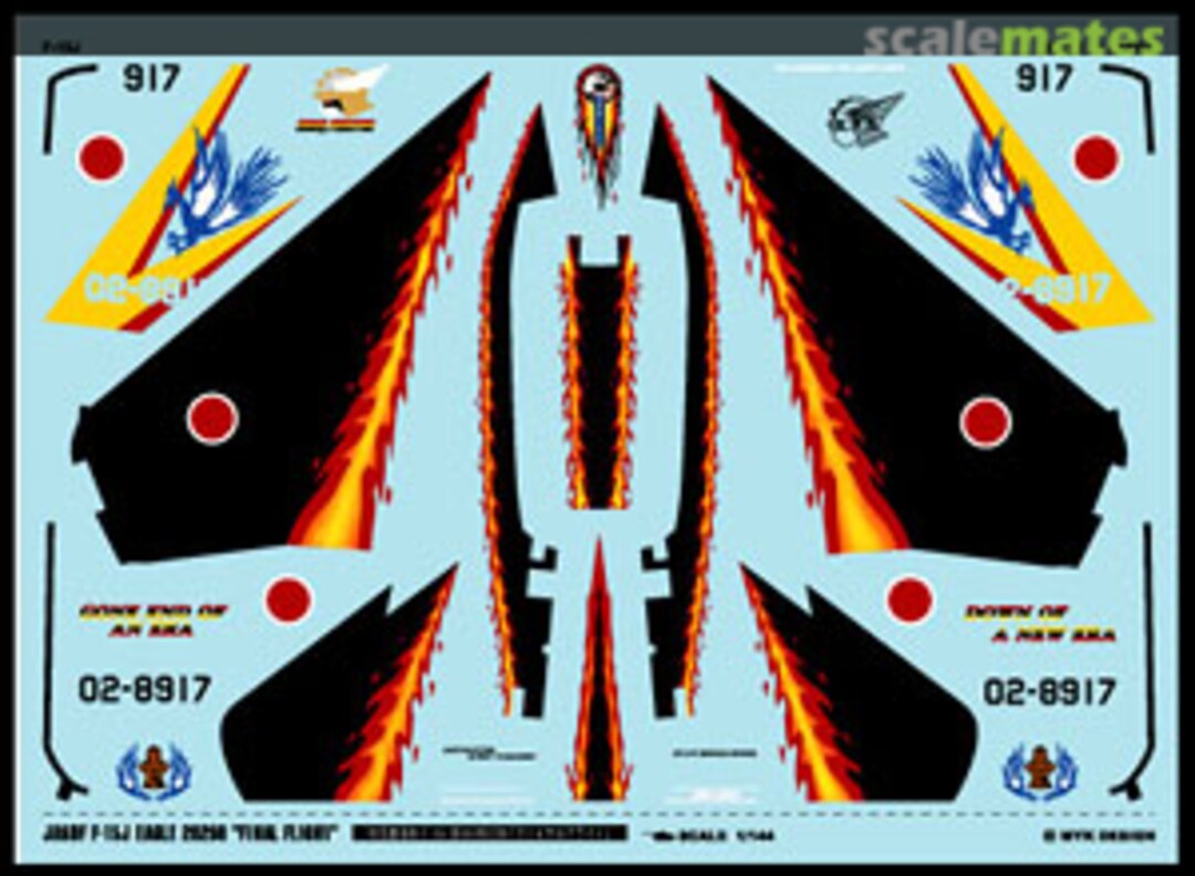 Boxart JASDF F-15J Eagle 202SQ `Final Flight` A-349 MYK Design Boxart JASDF F-15J Eagle 202SQ `Final Flight` A-349 MYK Design