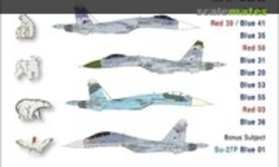 1:48 Sukhoi Su-27 'Guardians of the North' Update (Linden Hill Decals LHD48040) LHD48040